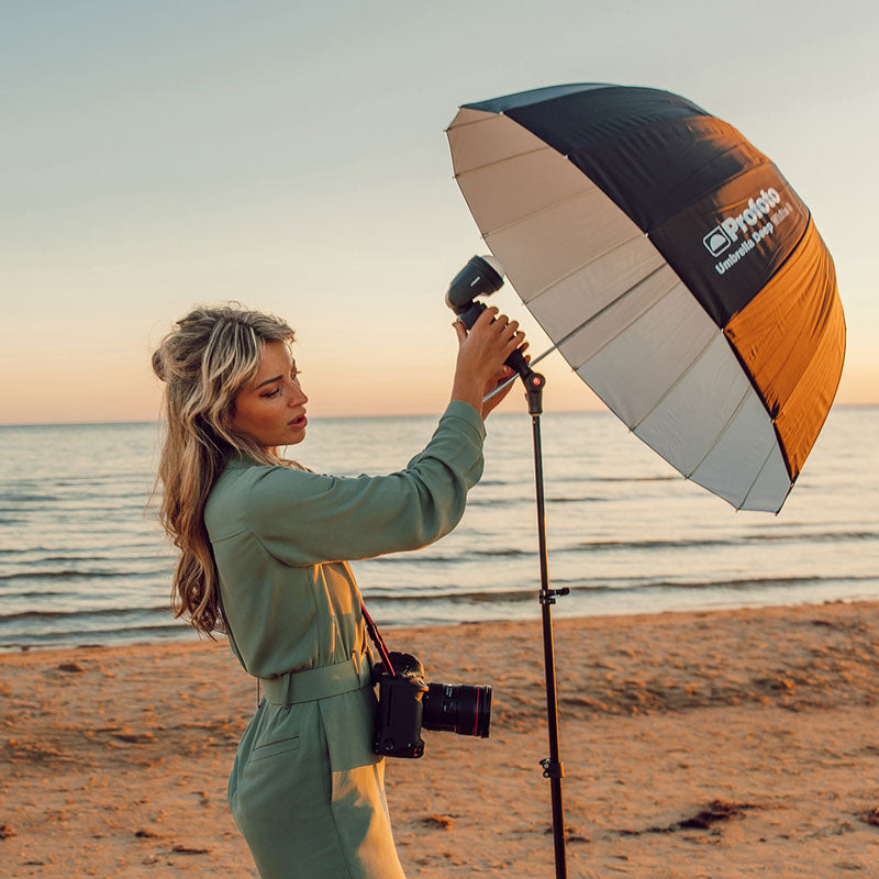 Camera flash deals umbrella