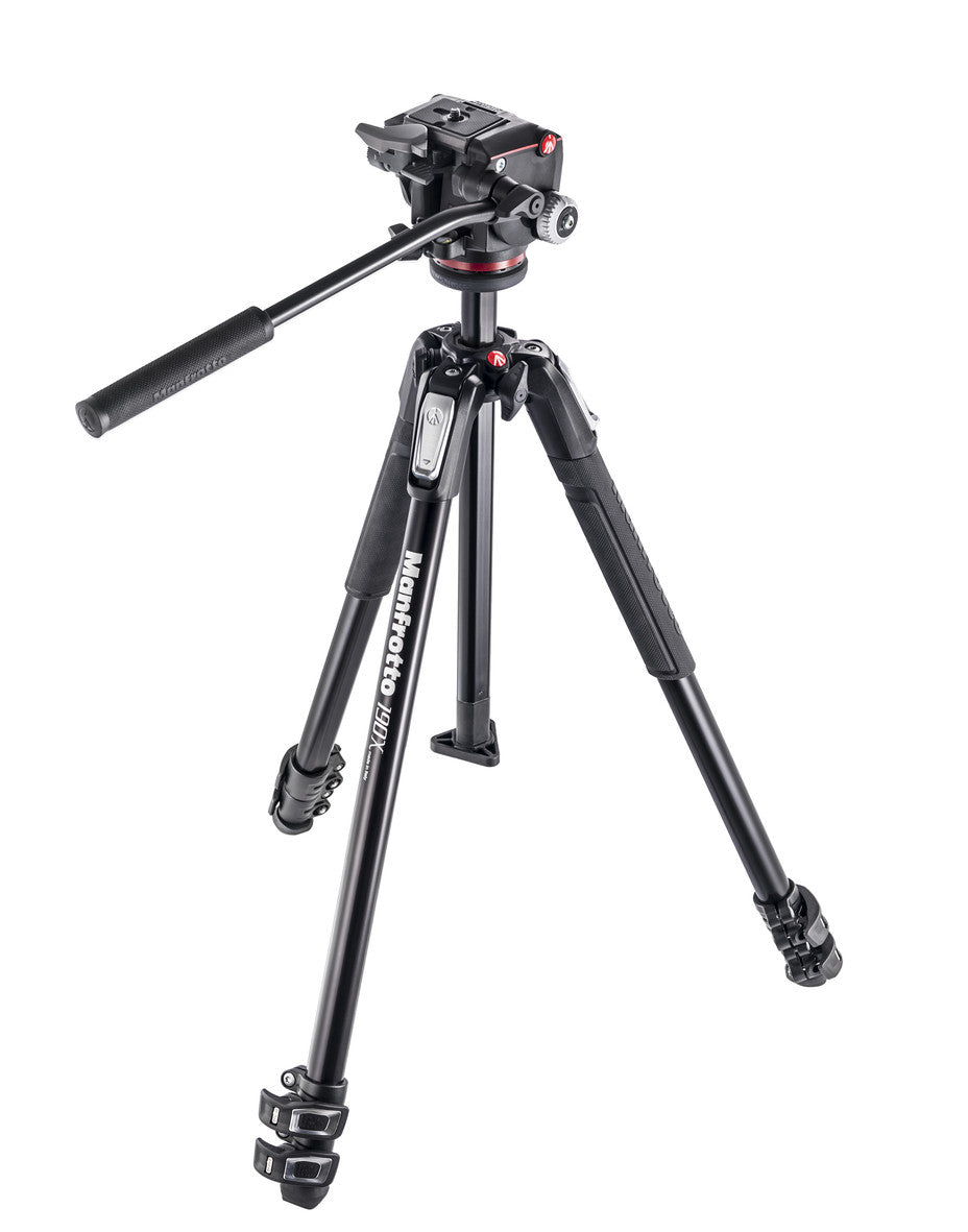 Manfrotto MT190X3 3 Section Aluminum Tripod w/MHXPRO-2W Head