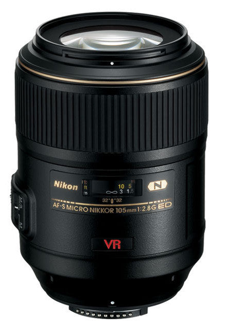 Nikon 105mm f/2.8G ED-IF AF-S VR Micro-Nikkor Lens