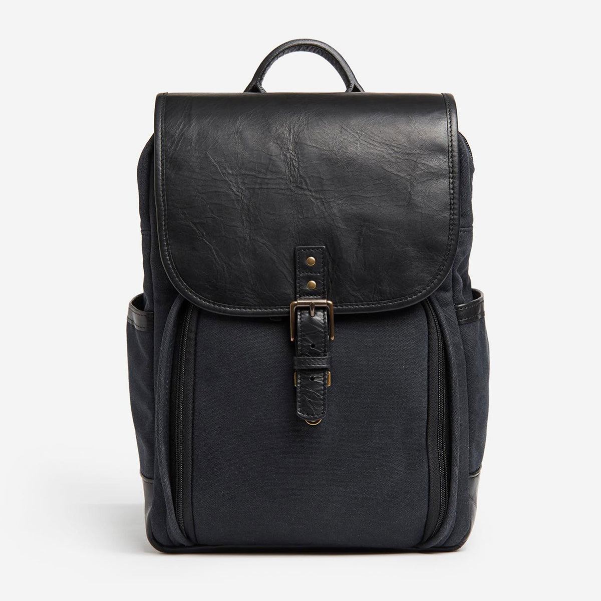 ONA Camps Bay Backpck (Black 2024 Nylon/Leather)