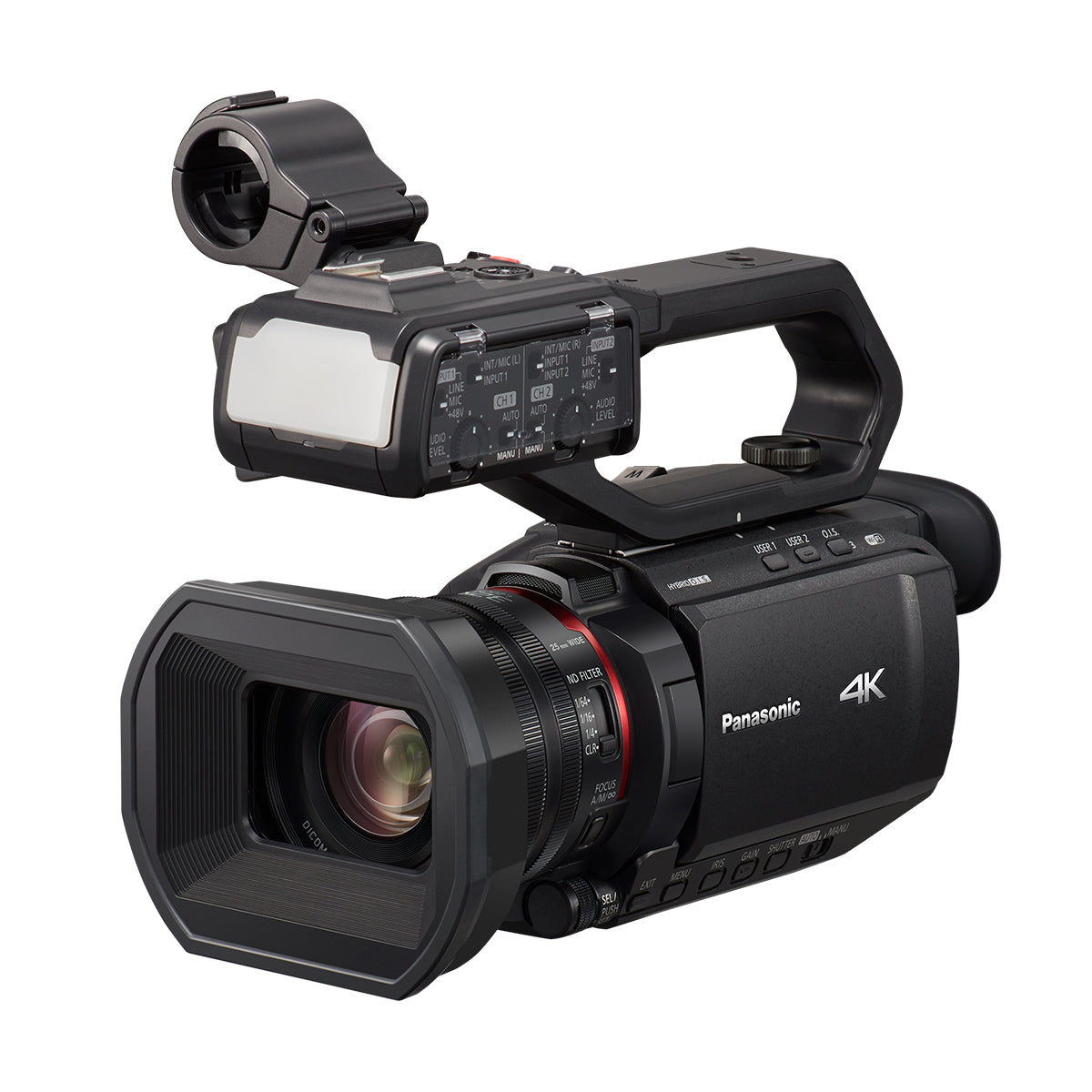 Panasonic HC-X2000 UHD 4K 3G-SDI/HDMI Pro Camcorder with 24x