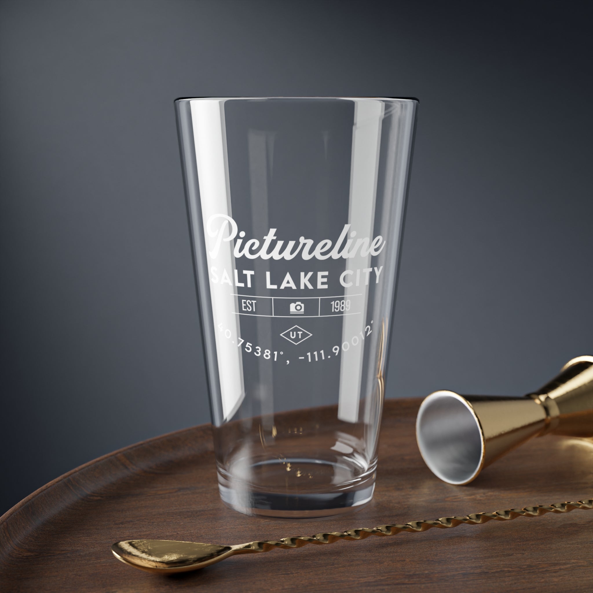 Old School Pictureline Glass, 16oz