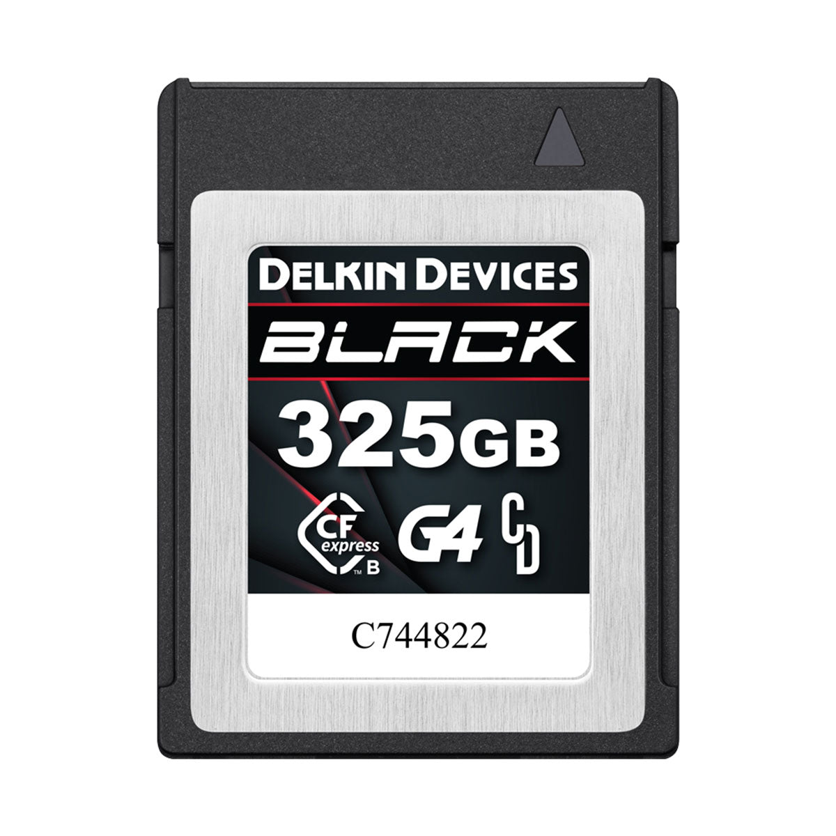 Delkin BLACK 325GB G4 CFexpress Type B Memory Card with USB 3.2 CFexpr