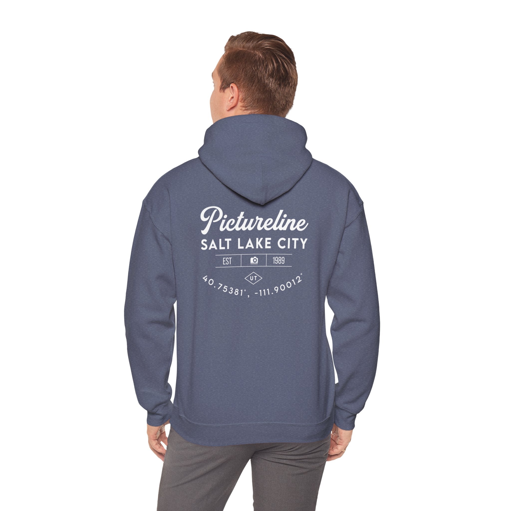 Old School Pictureline Unisex Hooded Sweatshirt (Back Design)