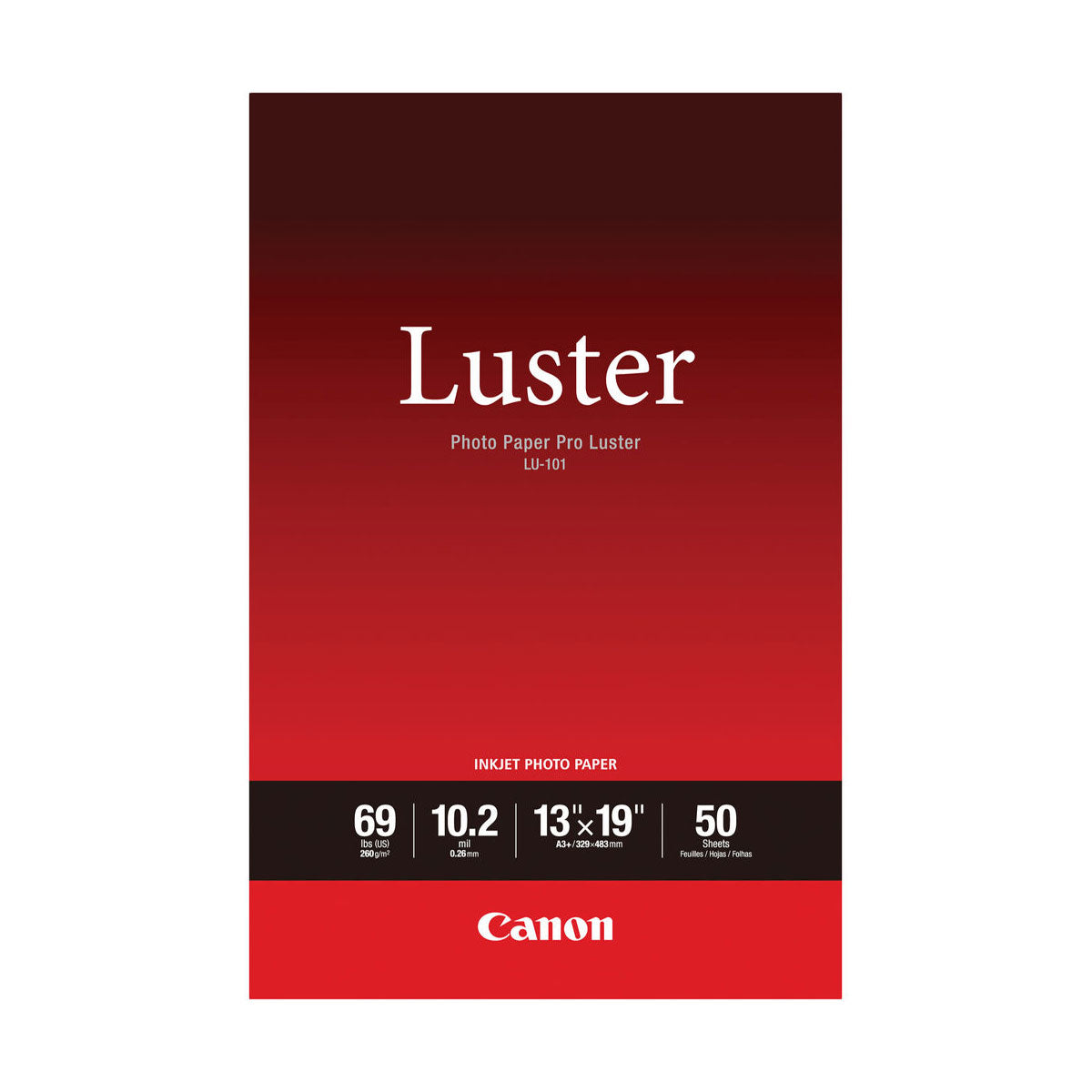 Canon LU-101 Photo Paper Pro Luster 13x19" (50)