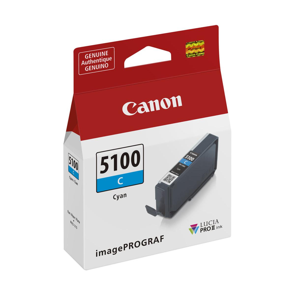 Canon PFI-5100 LUCIA PRO II Cyan Ink (PRO-310)