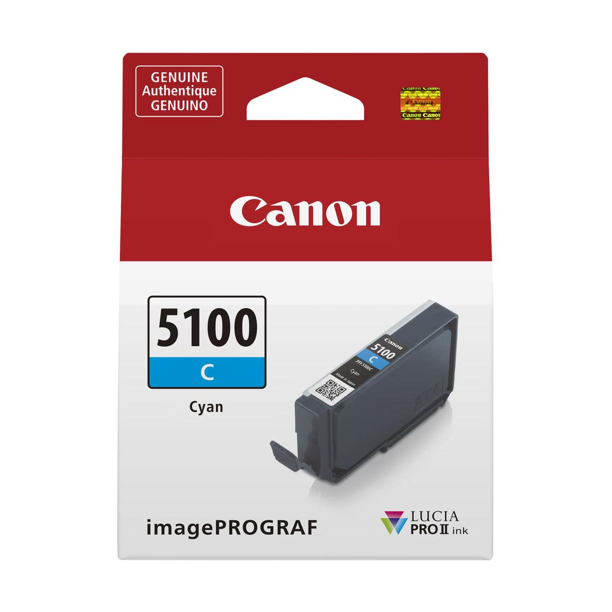 Canon PFI-5100 LUCIA PRO II Cyan Ink (PRO-310)