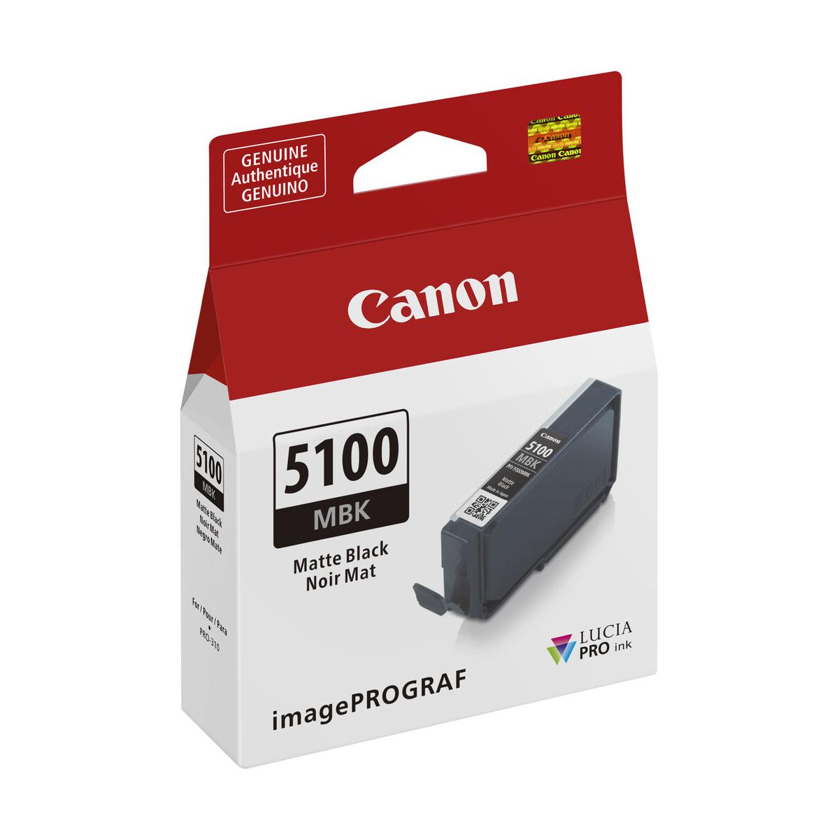 Canon PFI-5100 LUCIA PRO II Matte Black Ink (PRO-310)