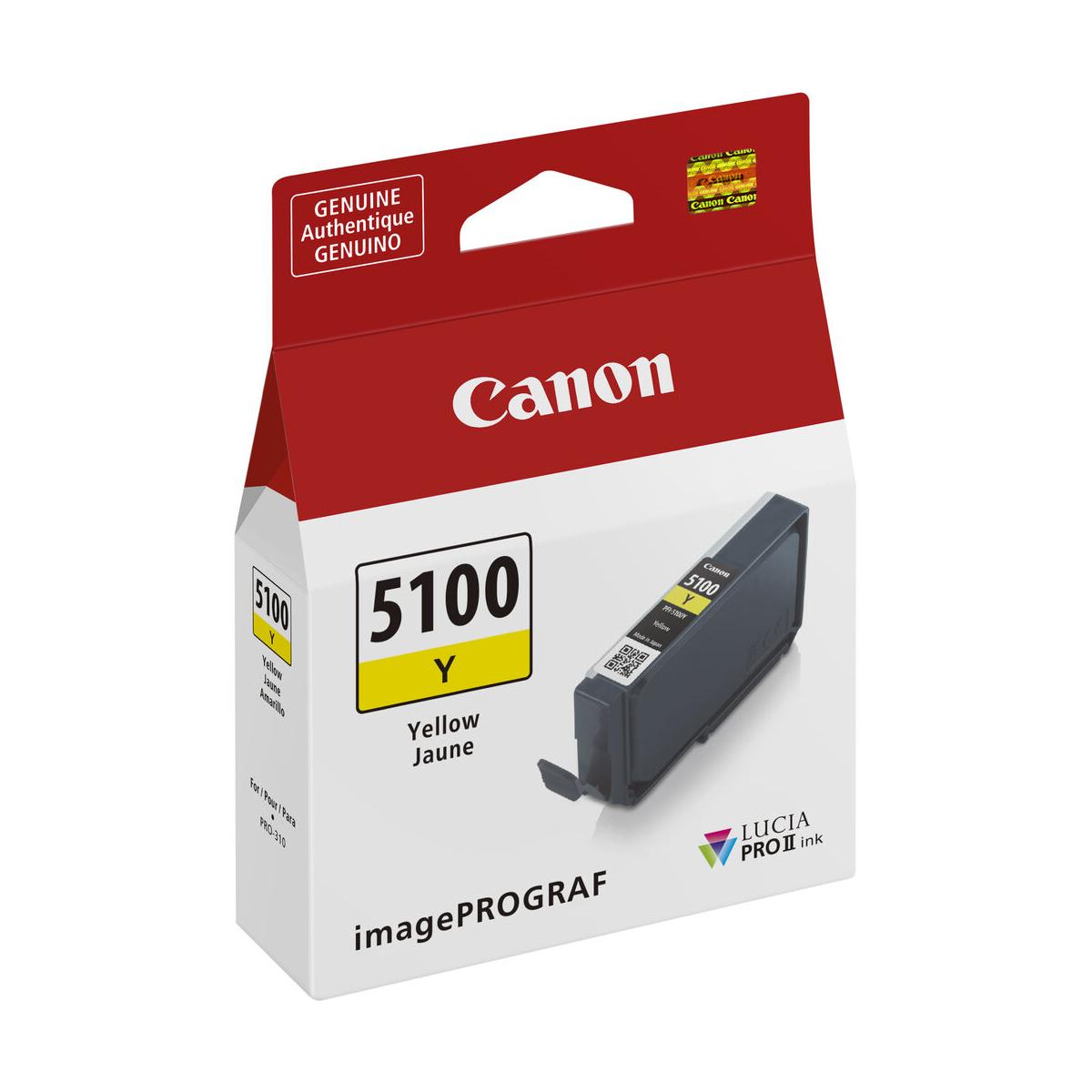 Canon PFI-5100 LUCIA PRO II Yellow Ink (PRO-310)