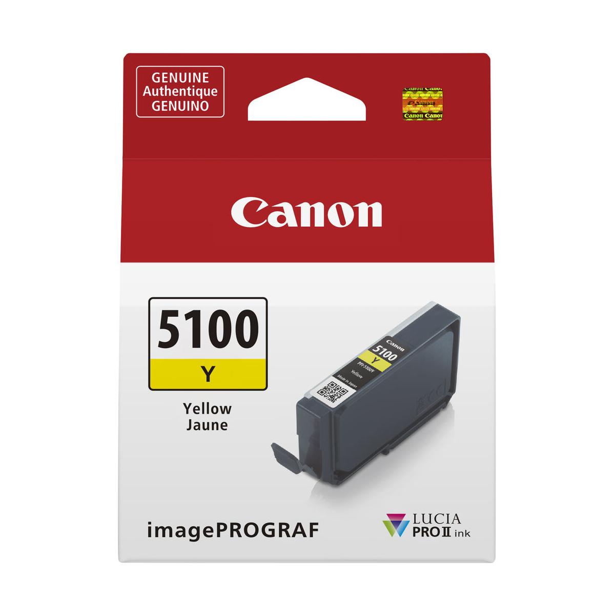 Canon PFI-5100 LUCIA PRO II Yellow Ink (PRO-310)