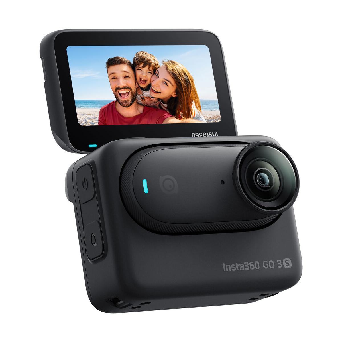 Insta360 GO 3S Action Camera Standard Bundle (128GB, Midnight Black)