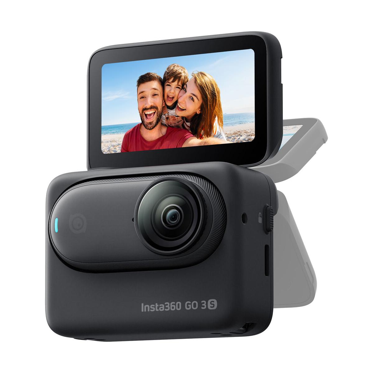 Insta360 GO 3S Action Camera Standard Bundle (128GB, Midnight Black)