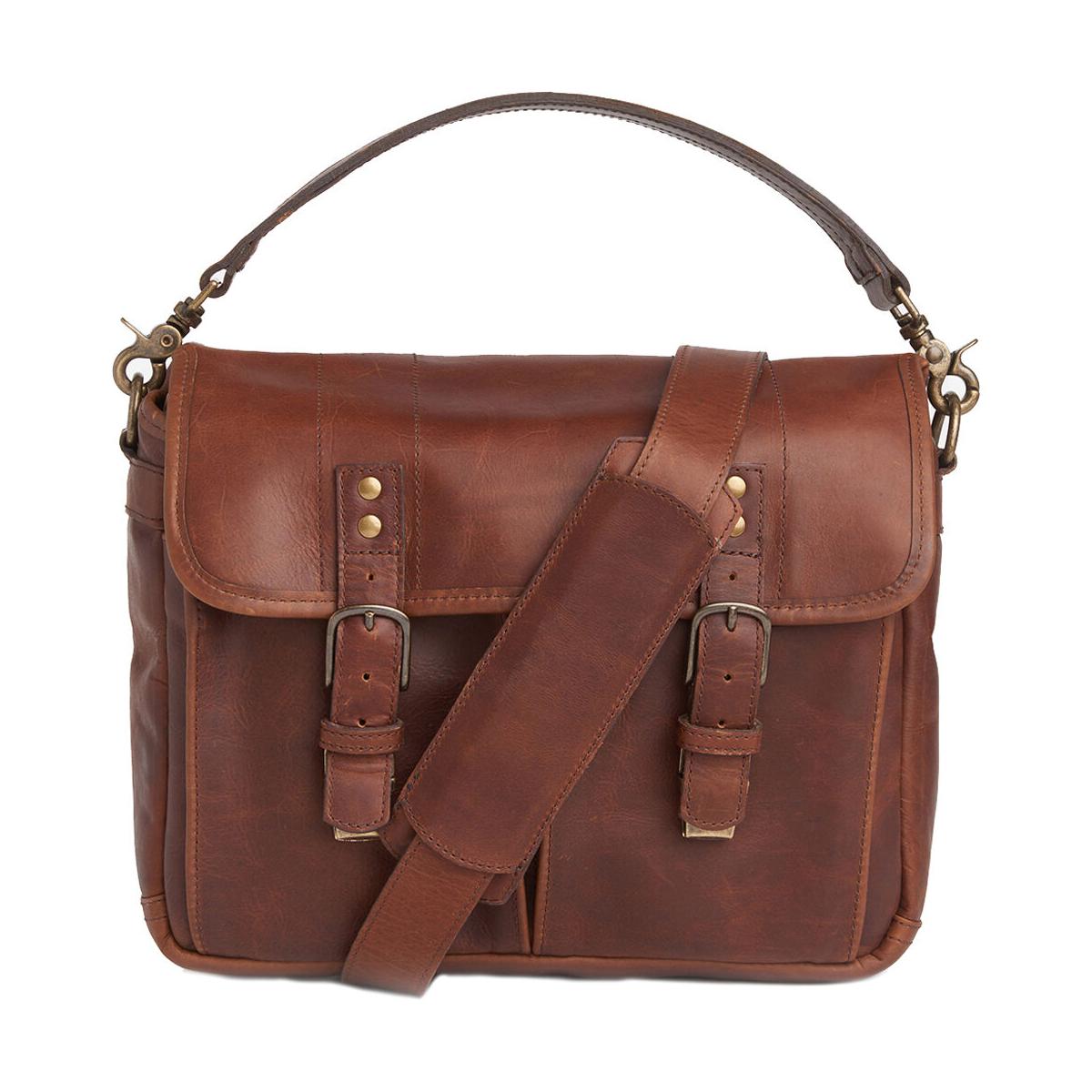 ONA Leather Prince Street Antique Cognac Messenger Bag