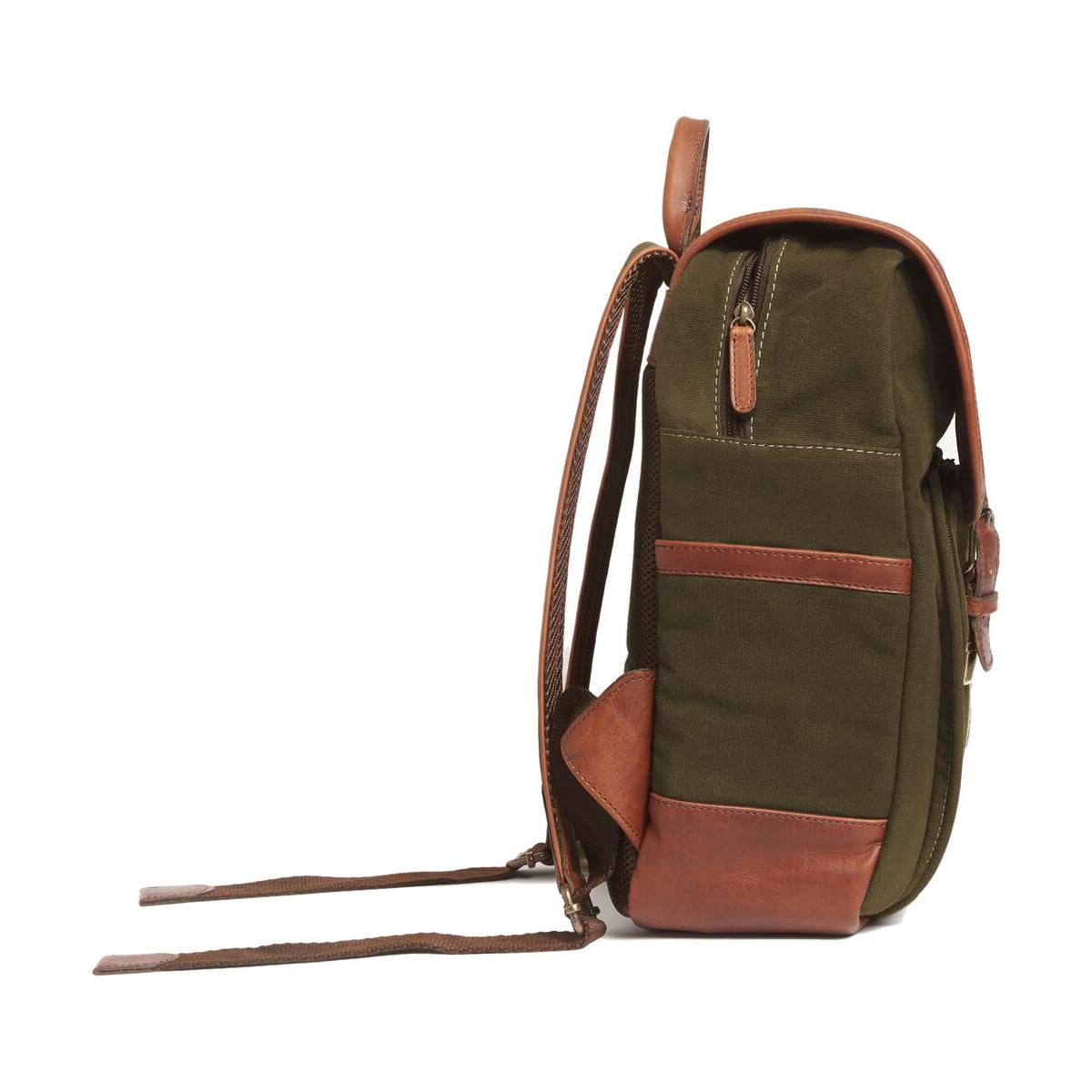 ONA Monterey Olive / Antique Cognac Backpack