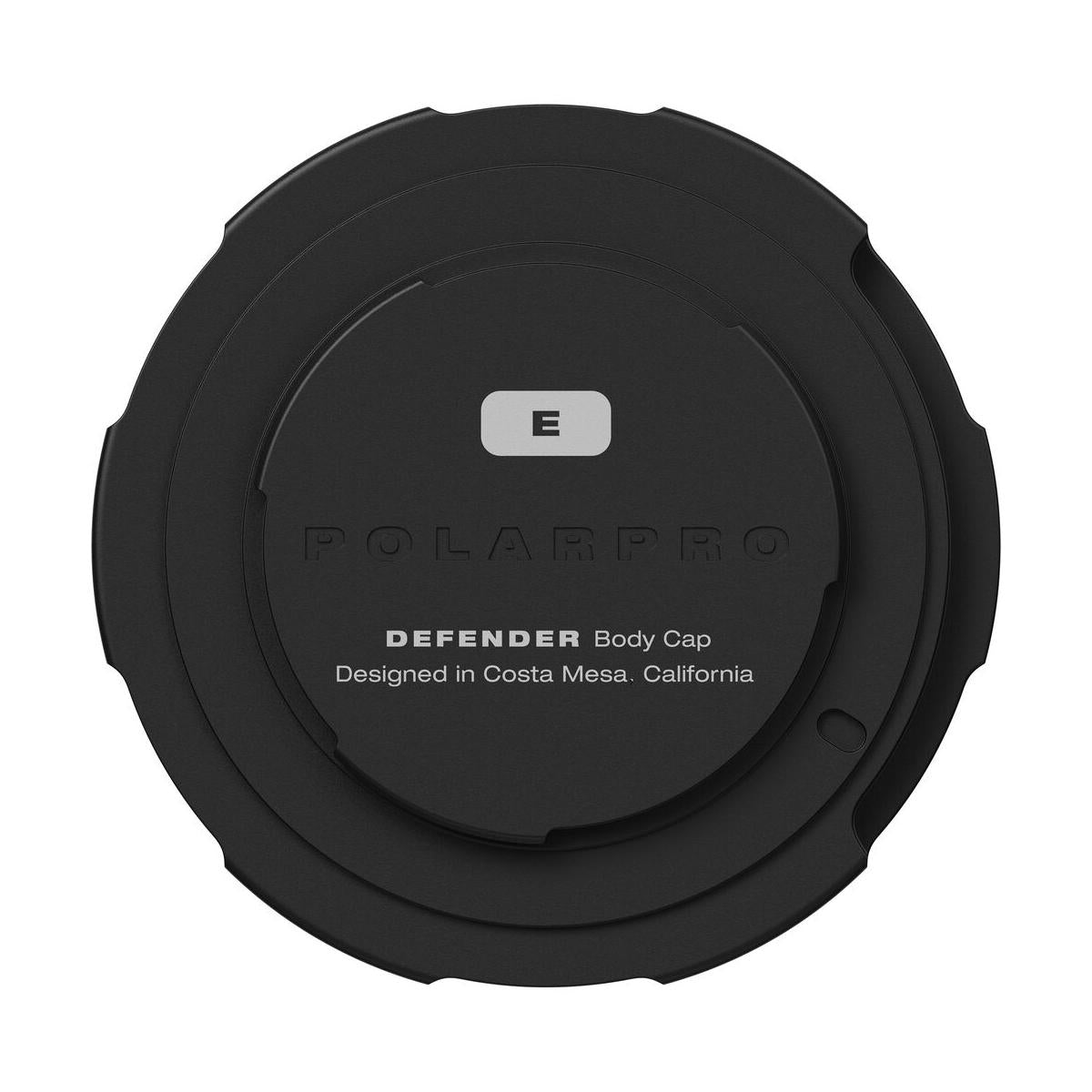 PolarPro Defender Body Cap for Sony E Mount (Slate)