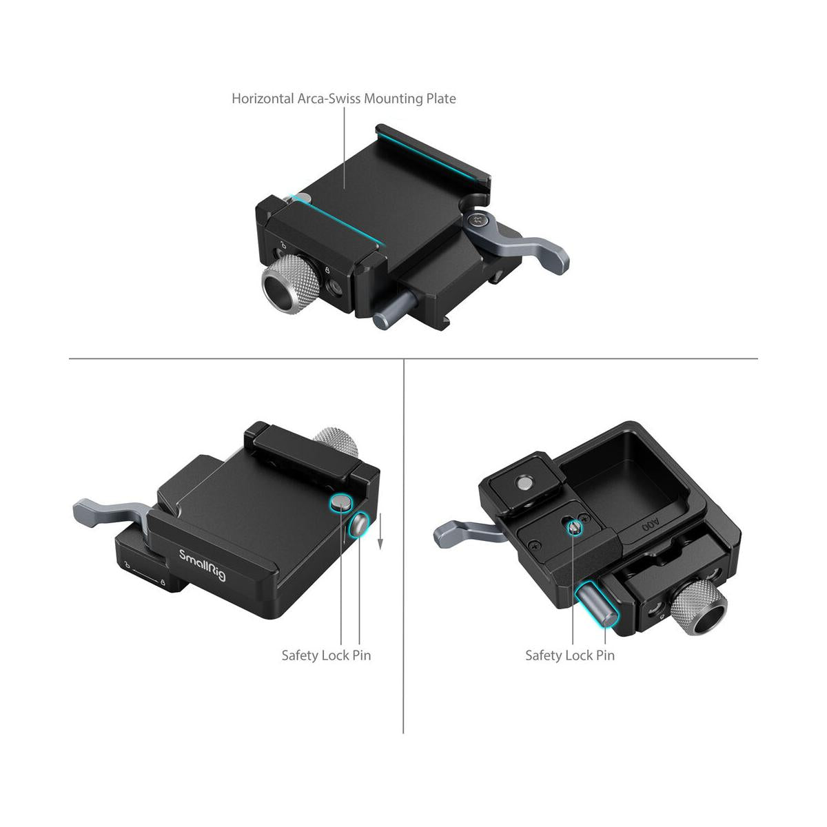 SmallRig Arca-Swiss Mounting Plate for DJI RS 3 Mini