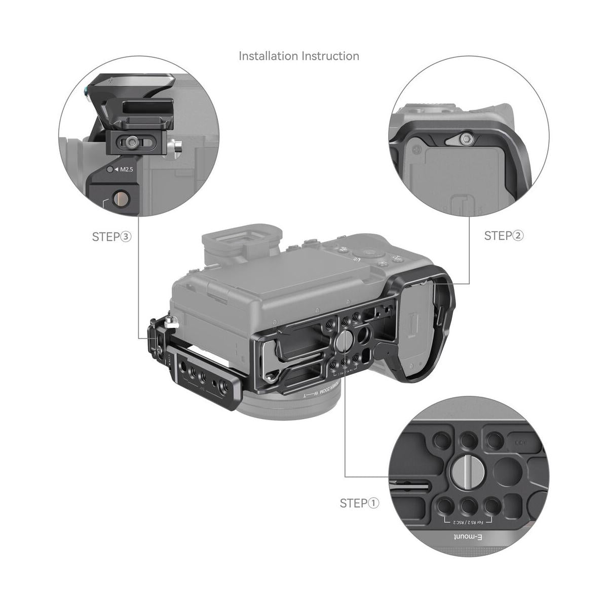 SmallRig "Rhinoceros" Advanced Cage Kit for Sony A7RV / A7IV / A7SIII