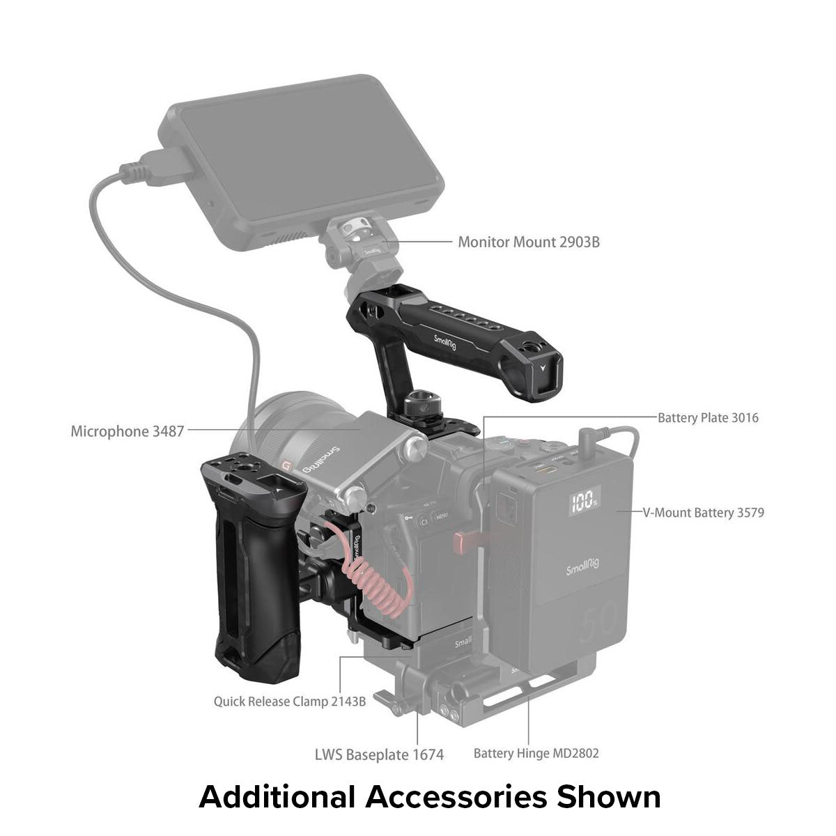 SmallRig "Rhinoceros" Advanced Cage Kit for Sony A7RV / A7IV / A7SIII