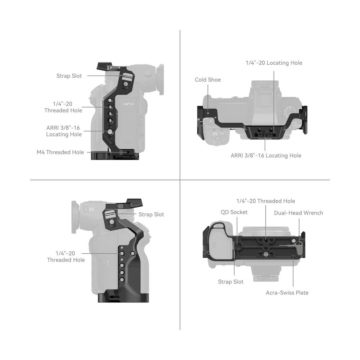 Smallrig Cage Kit for Fujifilm GFX100 II