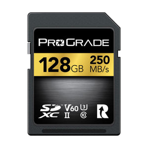 ProGrade Digital 128GB UHS-II SDXC (V60) Memory Card