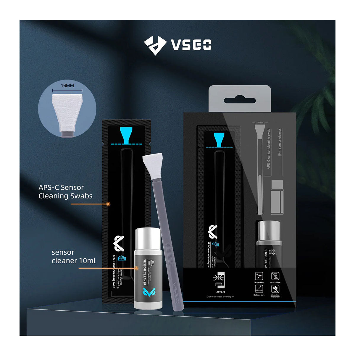 VSGO Sensor Cleaning Kit for APS-C Crop Cameras