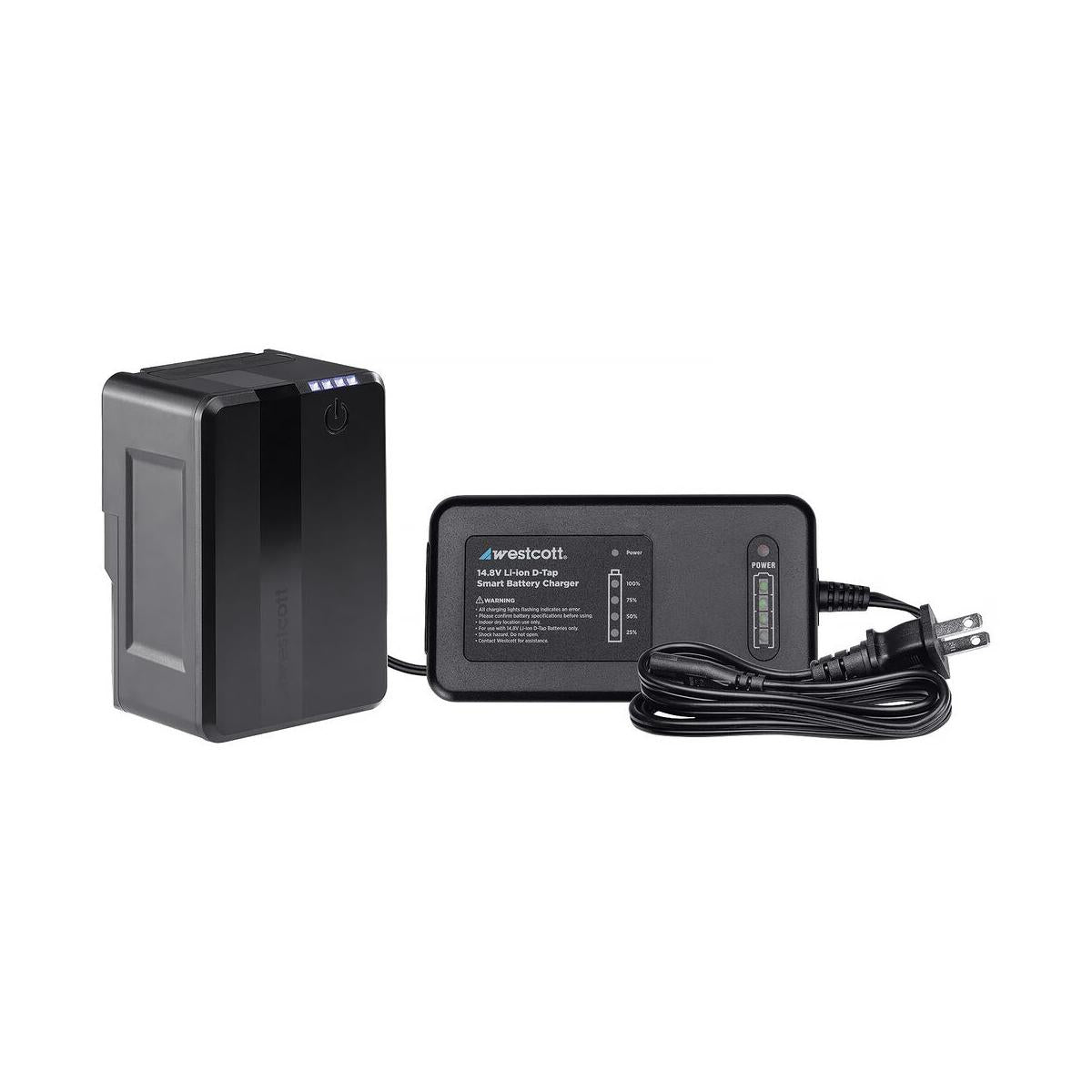 Westcott MV95 Mini V-Mount Battery and Charger (14.8V, 95Wh)