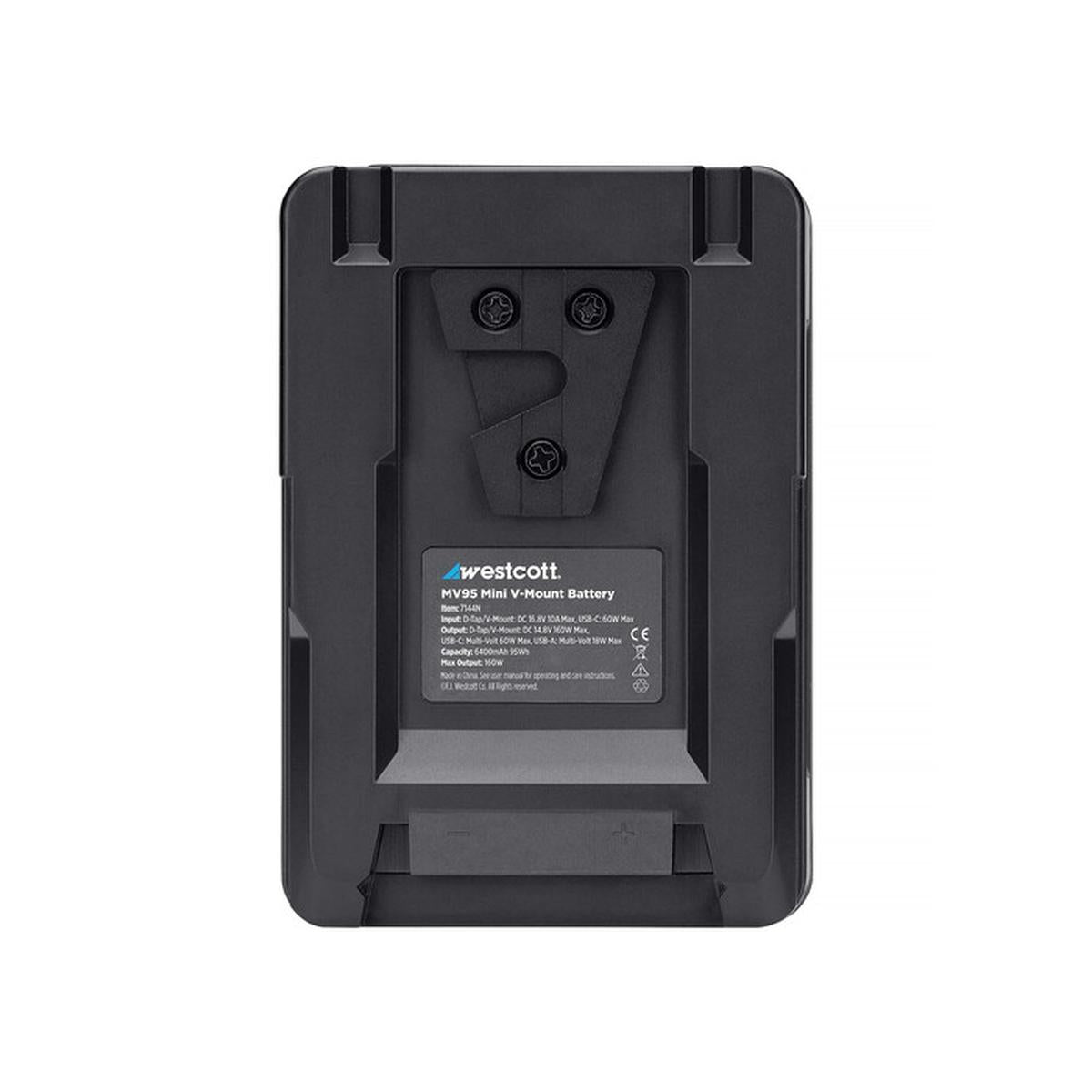 Westcott MV95 Mini V-Mount Battery and Charger (14.8V, 95Wh)