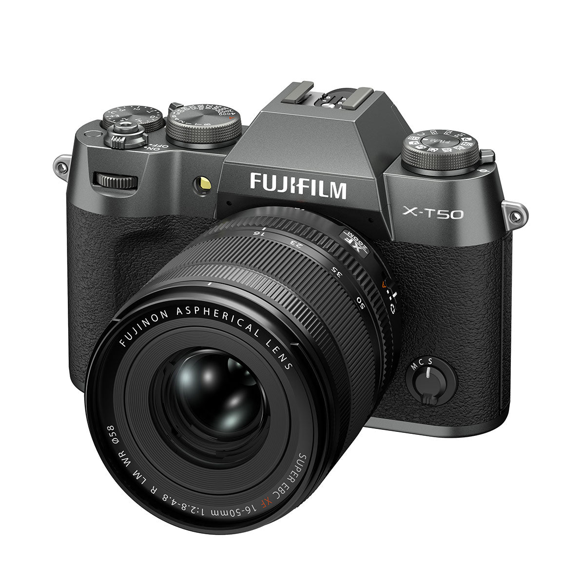 Fujifilm X-T50 Mirrorless Camera with 16-50mm Lens (Charcoal Silver)