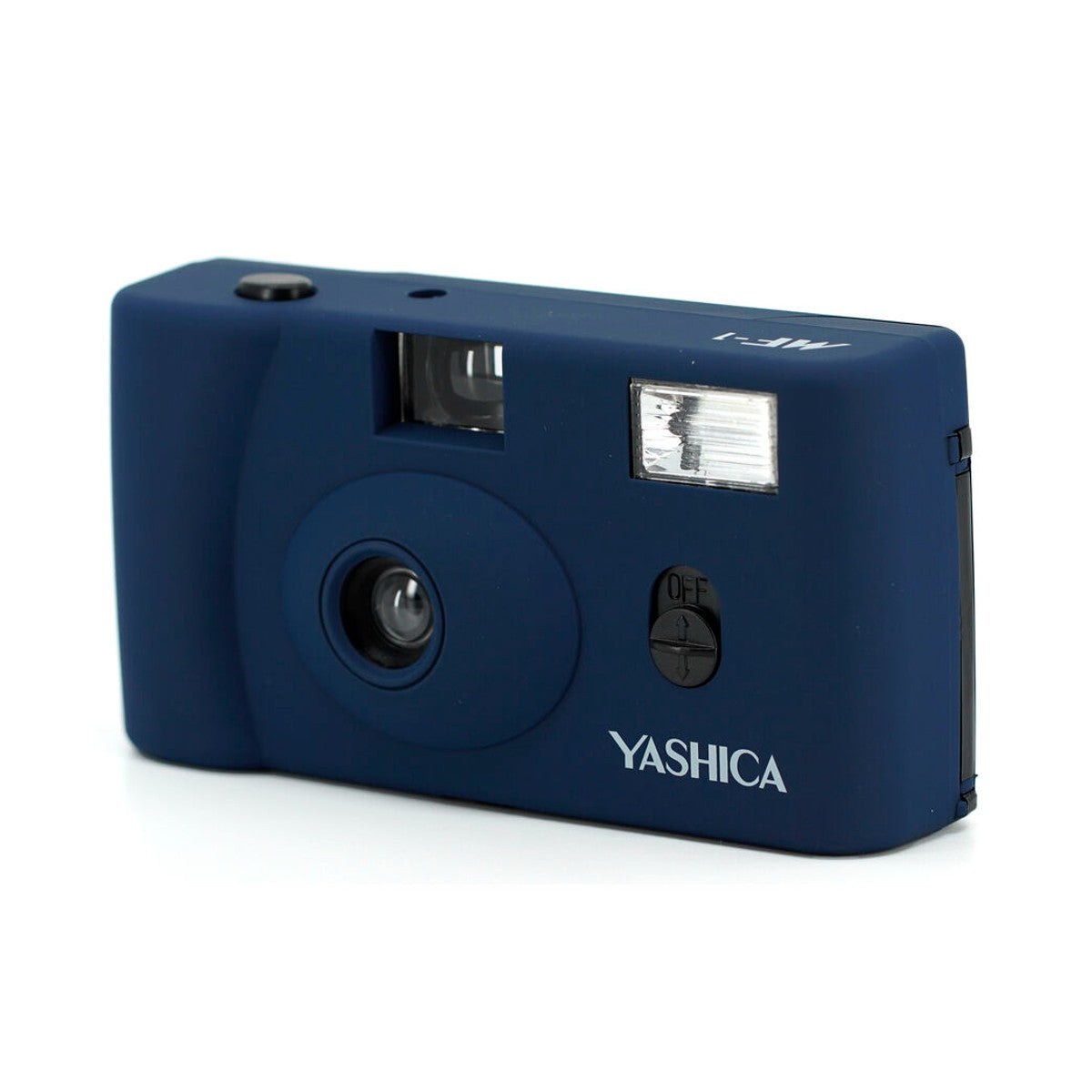 Yashica MF-1 35mm Film Camera w/film (Dark Blue)