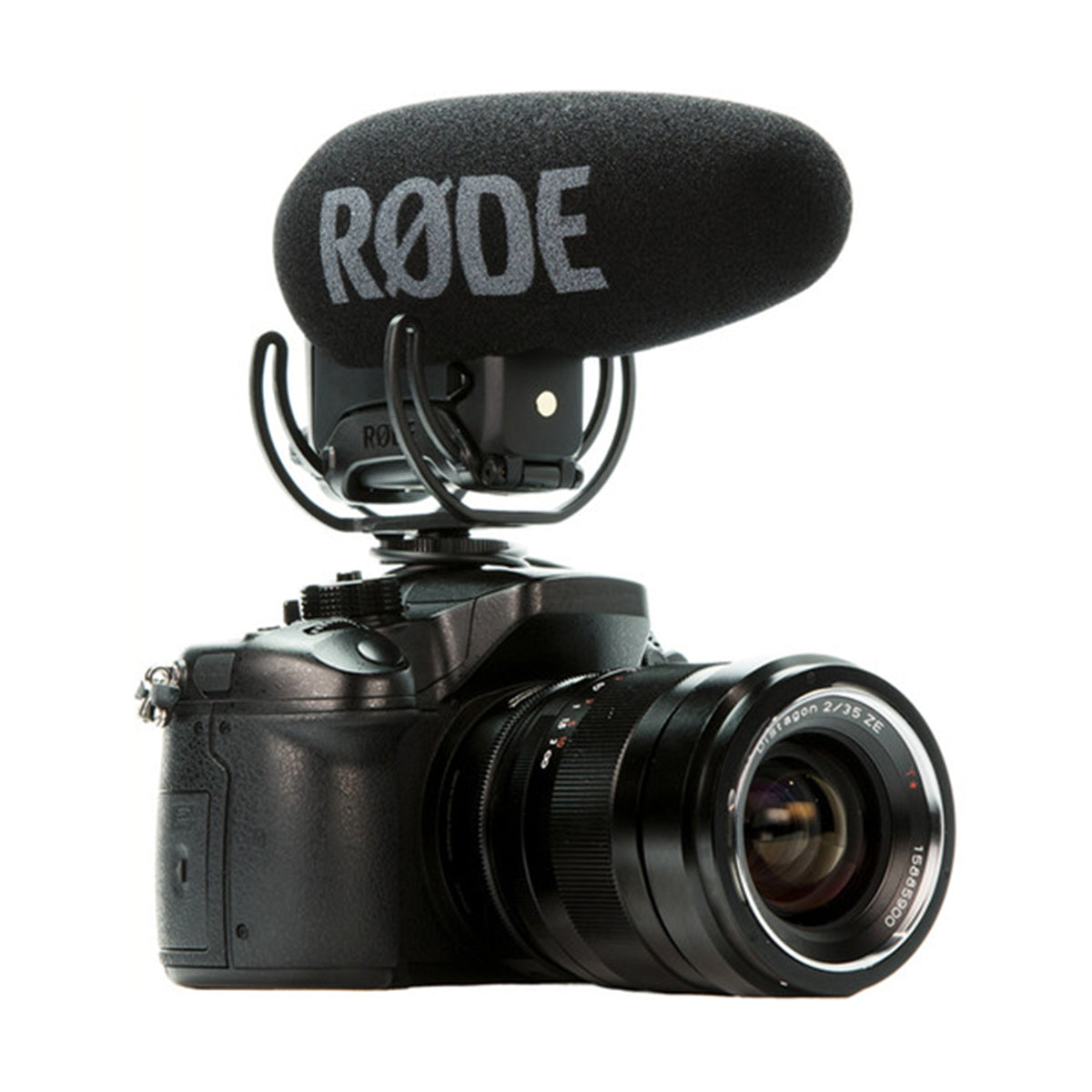 Rode VMPR VideoMic Pro R with Rycote Lyre Shock Mount, Black