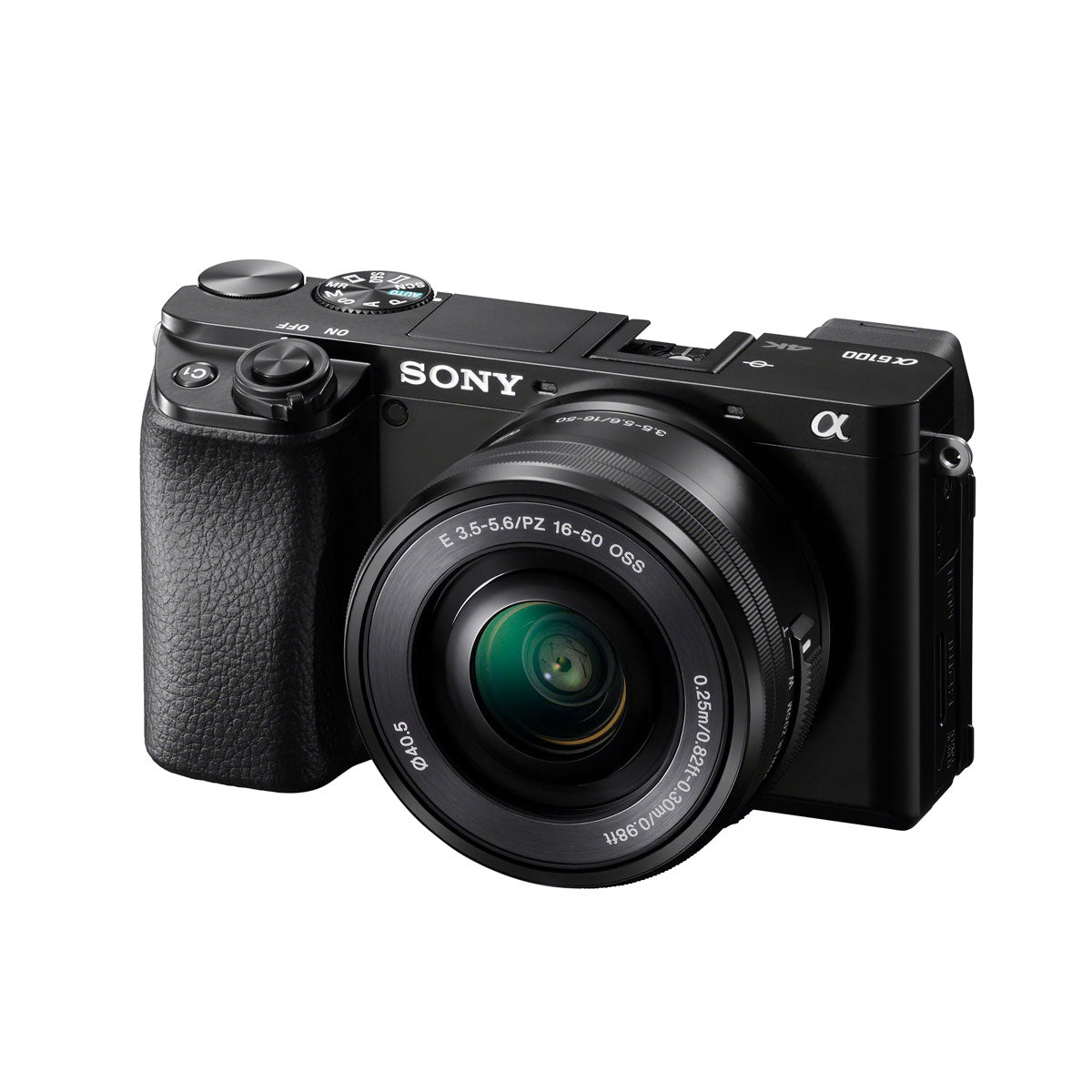 Sony Alpha a6100 Mirrorless Digital Camera with E-Mount 16-50mm & 55-2