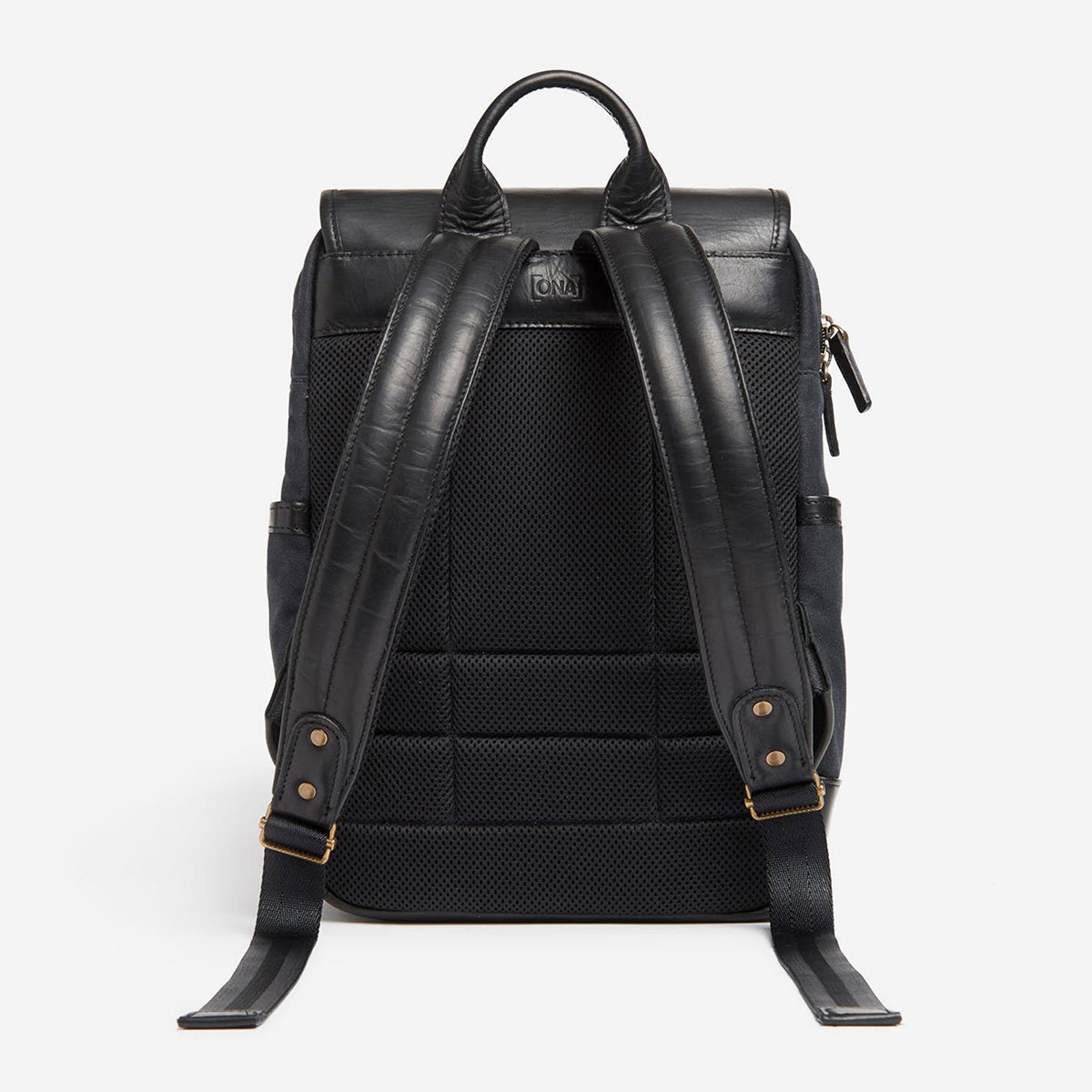 ONA The Monterey Backpack (Black Waxed Canvas)