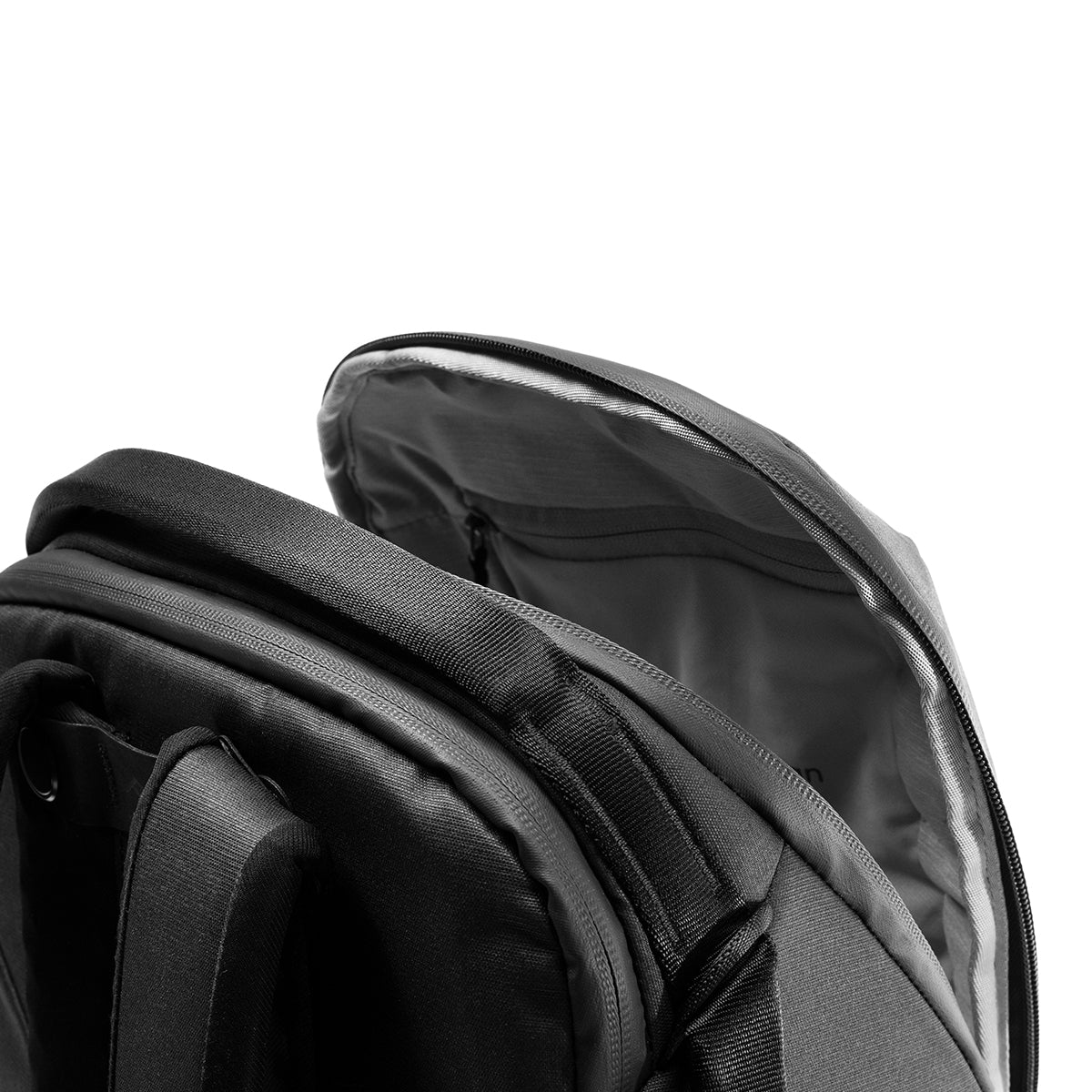 Full zip open outlet backpack