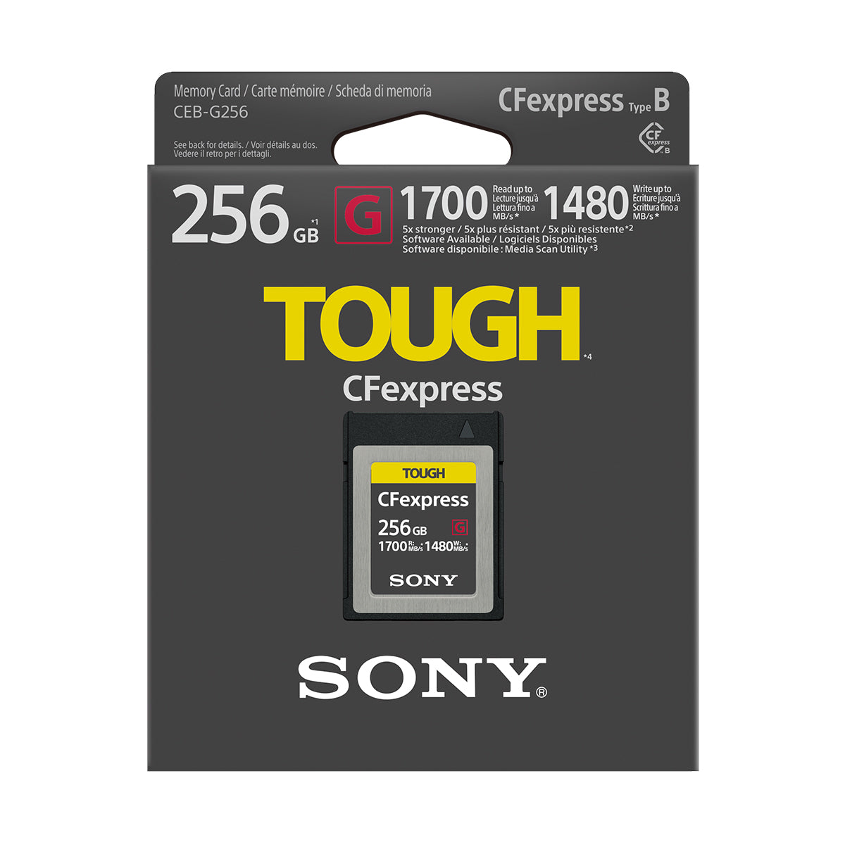 Sony TOUGH 256GB CFexpress Type B Card